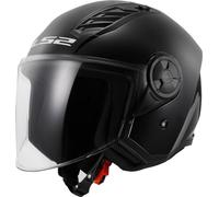LS2, Casco Moto Jet AIRFLOW II gloss black, M