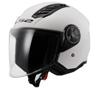 LS2 OF616 Airflow II Solid Casco Jet, bianco, taglia L