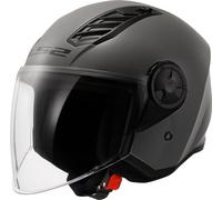 LS2 OF616 Airflow II Solid, casco jet XS male Grigio
