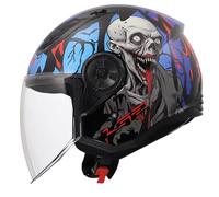 Ls2 Of616 Airflow Ii Zombie Ii Ece 22.06 Open Face Helmet Nero S