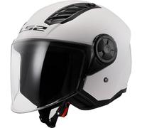 LS2, Casco Moto Jet AIRFLOW SOLID White, S