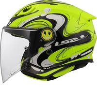 CASCO BIMBO LS2 FUNNY 2 OF622 JUNIOR GLUP GIALLO FLUO TAGLIA M ECE 22.06