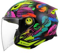 Casco Bambino OF622 FUNNY II JOY Nero Giallo LS2 - UE: L
