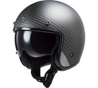 LS2, Casco Moto Jet BOB II CARBON Matt Carbon, L