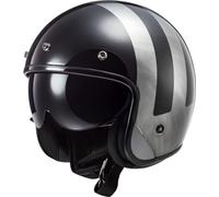 LS2, Casco Moto Jet BOB LINES Black Jeans, XS