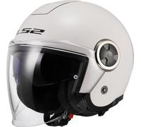 LS2, Casco Moto Jet CLASSY SOLID Gloss White, S