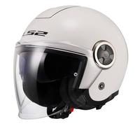 LS2, Casco Moto Jet CLASSY SOLID Gloss White, XS