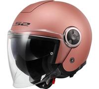 LS2, Casco Moto Jet CLASSY SOLID Gold Pink, XS