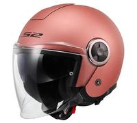 LS2, Casco Moto Jet CLASSY SOLID Gold Pink, XXL