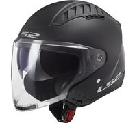 LS2 OF600 Copter II Solid Casco Jet, nero, taglia 2XL