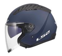 Casco Jet Ls2 OF600 Copter II Solid Blu Navy Opaco XL