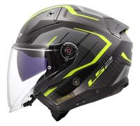 LS2, Casco Moto Jet INFINITY II CARBON URUS H-V Yellow, L