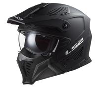 LS2, Casco Moto Jet/Modulare DRIFTER SOLID Matt Black, XL