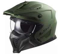LS2 OF606 Drifter Solid, casco modulare M male Matt-Verde Scuro