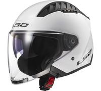 LS2 OF600 Copter II Solid Casco Jet, bianco, taglia L