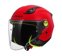 LS2 CASCO MOTO JET POLICARBONATO DA BAMBINO OF622 FUNNY II YOUTH GLOSS RED 2206