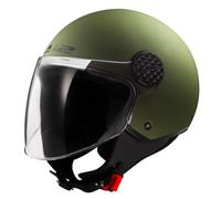 LS2, Casco Moto Jet SPHERE II SOLID Military Green, S | Facile da cambiare