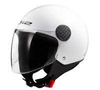 LS2 OF558 Sphere II Solid Casco Jet, bianco, taglia S