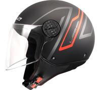 LS2, Casco Moto Jet SPHERE LUX II MINIM Black Red, XS