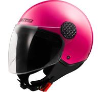Casco Jet Ls2 OF558 Sphere Lux II Solid Rosa Fluo Lucido M
