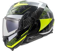 LS2 FF910 Advant II Astral Casco, nero-giallo, taglia M per maschi