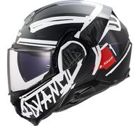 LS2, Casco Moto Modulare ADVANT II TAPE Black, XL