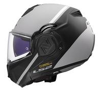 LS2, Casco Moto Modulare ADVANT SWIPE Matt Grey Black, M