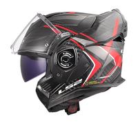 Casco Modulare Reversibile Carbonio Ls2 FF901 Advant X C FUTURE II Rosso M