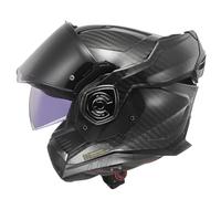 LS2 FF901 Advant X Carbon Solid, casco modulare L male Nero Opaco