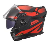 LS2, Casco Moto Modulare ADVANT X NOVA Black Red, XL