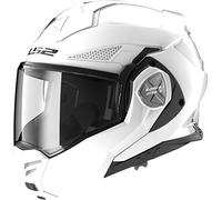 LS2, Casco Moto Modulare ADVANT X SOLID White, M