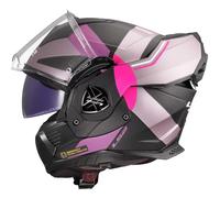 LS2, Casco Moto Modulare ADVANT X ULTRA Matt Grey Purple, XS