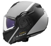 LS2, Casco Moto Modulare FF906 ADVANT SWIPE GRIGIO OPACO - NERO