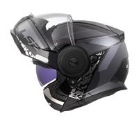 LS2 FF902 Scope II Oxyd, casco flip up XXL male Nero/Grigio