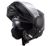 LS2 FF902 Scope flip up casco Solido nero opaco XS