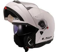 LS2, Casco Moto Modulare STROBE II Gloss White, M
