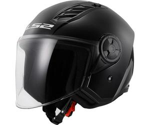 LS2 Casco Moto Of562 Airflow, Nero opaco, L