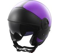 LS2 Casco Moto Of597 Cabrio Via, Matt Purple Black, S
