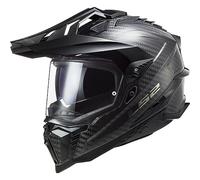 LS2 Casco MX701 C Explorer 06 Solid Gloss Carbon Black