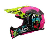 §Casco Cross LS2 MX437 Fast II Mini Viola§