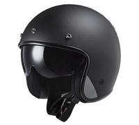 LS2 OF601 Bob II Solid Casco a reazione, nero opaco, Taglia XS (53/54)