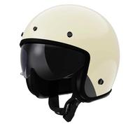 LS2 OF601 Bob II Solid Casco a reazione, Bianco cremoso, Taglia XS (53/54)