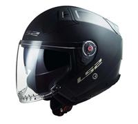 LS2, Casco Moto Jet INFINITY II SOLID Matt Black, XL