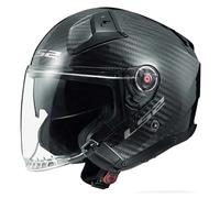 LS2, Casco Moto Jet INFINITY II CARBON Gloss Carbon, L