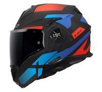 LS2 Helmets Casco Modulare FF901 Advant X Nova Nero/Rosso/Blu Taglia M