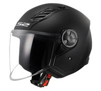 LS2, Casque Moto Jet AIRFLOW II SOLID Matt Black, L