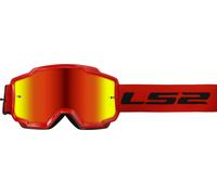 LS2 Charger Maschera da motocross, rosso per maschi
