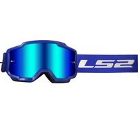 LS2 Charger Iridium Lens Occhiali MX/Motocross/Sci/Neve BLU