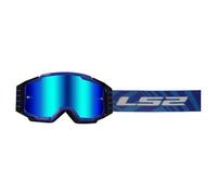 LS2 Charger Pro Maschera da motocross, blu