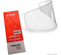 LS2 FF323/FF327 Max Vision 70 Lente Pinlock (Clear,One Size)